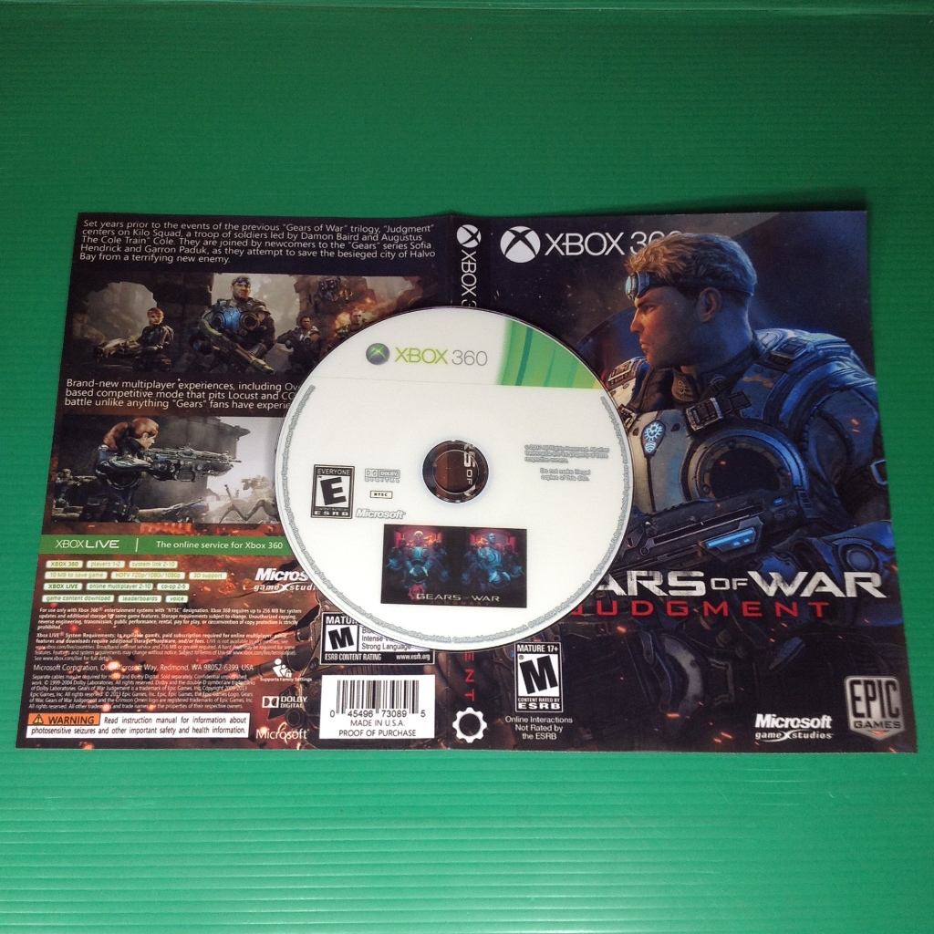 GEARS OF WAR JUDGMENT (แผ่นปั้ม Xbox360)