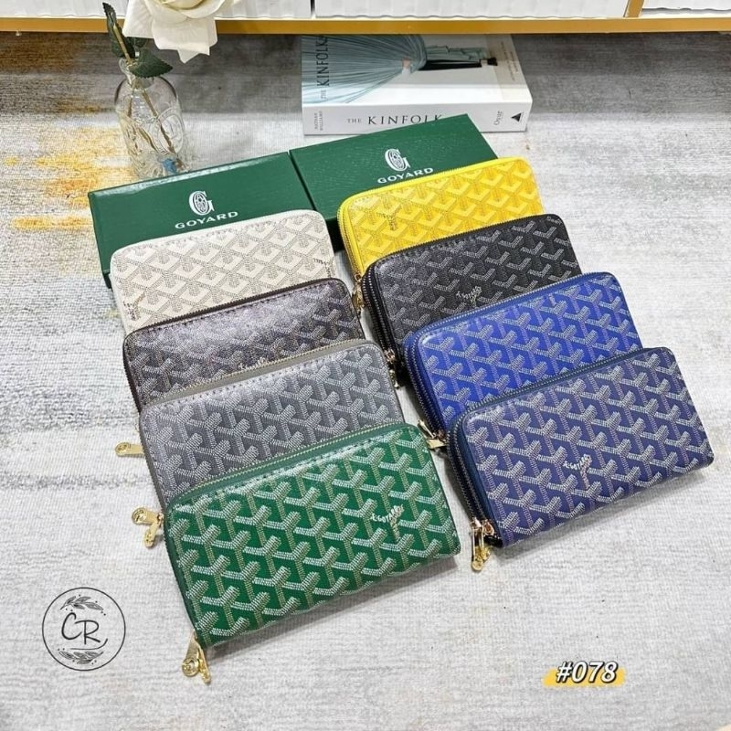 เช็คของก่อนกดสั่ง รุ่น 2 ซิป กระเป๋าตังค์ GOYARD ใบยาวซิปรอบ