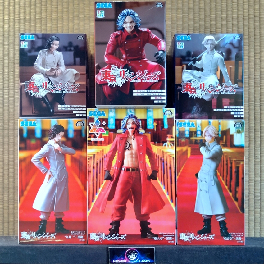 SEGA PREMIUM FIGURE: TOKYO 卍 REVENGERS / โตเกียว รีเวนเจอร์ส - ชิบะ ไทจู / อินูอิ เซย์ชู / โคโคโนอิ ฮาจิเมะ