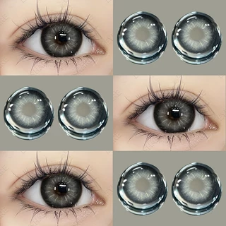 (COD)-Eyeshare Nanalam คอนแทคเลนส์สีฟ้า 14.5 มม.ขนาดใหญ่สีคอนแทคเลนส์เหมาะสำหรับหนึ่งปีจัดส่งฟรี
