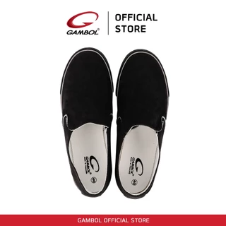 GAMBOL แกมโบล SLIP-ON รองเท้าผ้าใบสลิปออนชาย รุ่น GB82087A Size 44-46