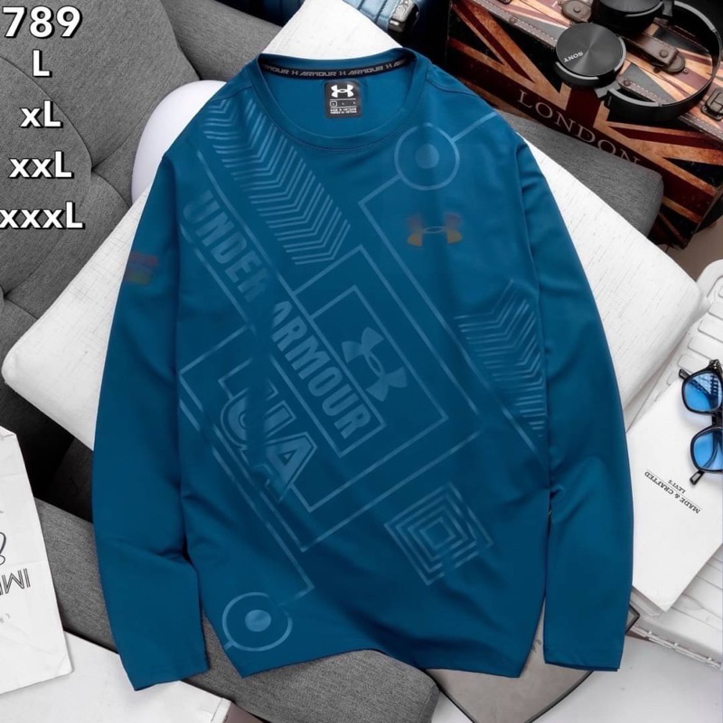 เสื้อกีฬาแขนยาว คอกลม มี 5 สี