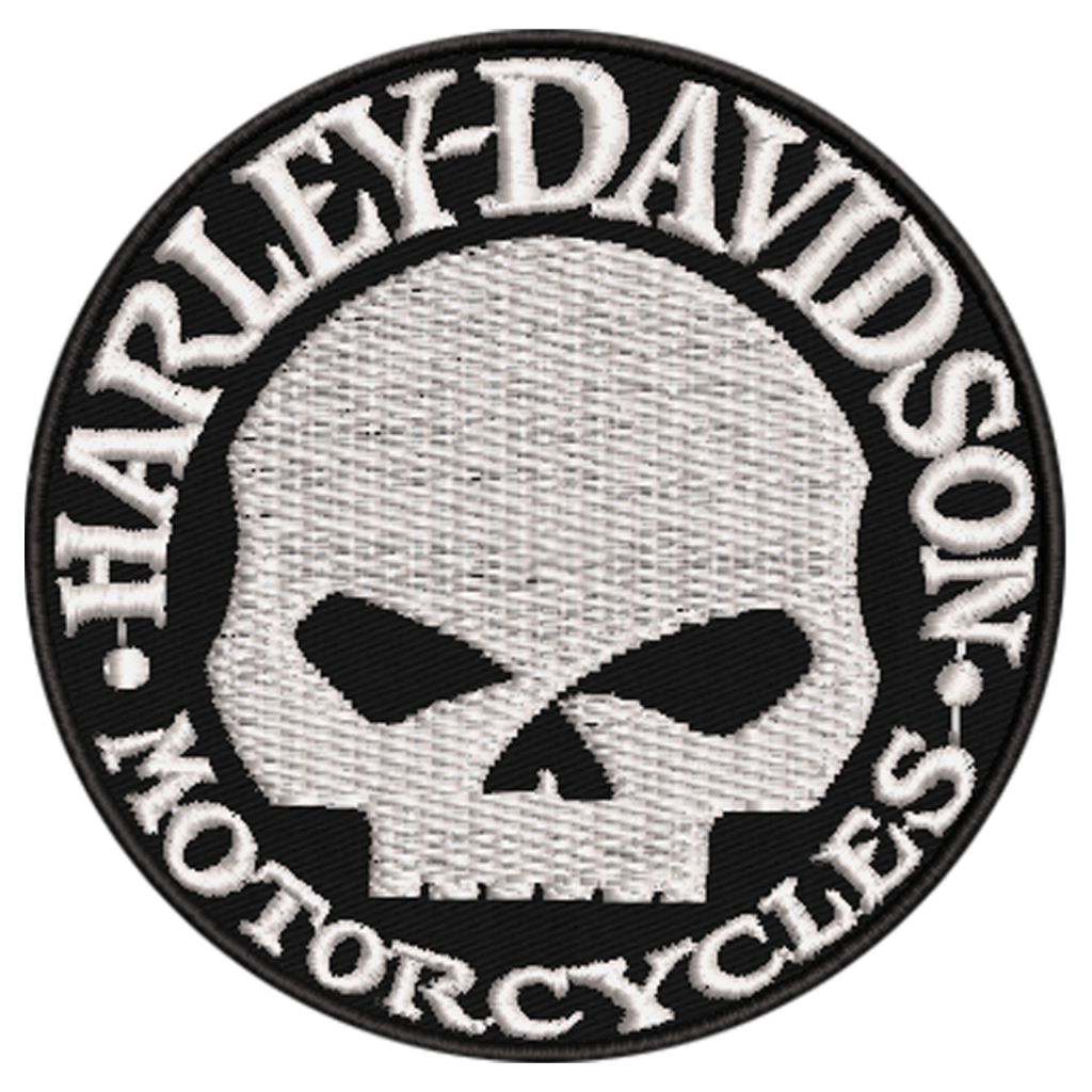 อาร์มปัก ฮาร์เลย์ เดวิดสัน Harley Davidson วัสดุตกแต่งผ้า อาร์มติดเสื้อ ตัวรีดติดเสื้อ อาร์มตีนตุ๊กแก ปักแน่น เน้นคุณภาพ