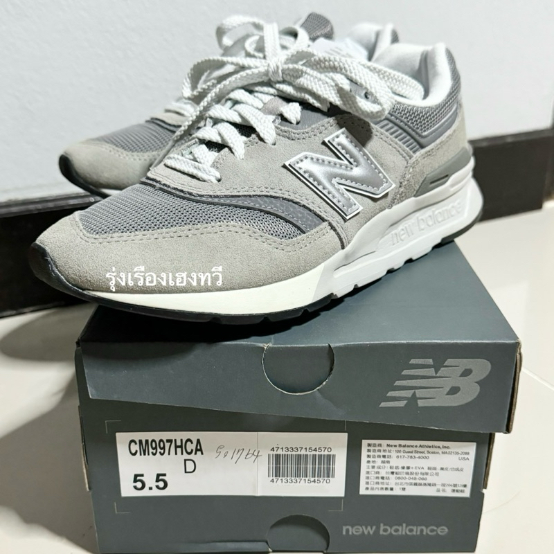 Used ✨ New Balance 997H size 5.5 แท้ 💯 รองเท้าผ้าใบผู้หญิง รองเท้า Shoes CM997HCA