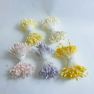 (320Pcs) เกสรดอกไม้ประดิษฐ์ เกสรดอกไม้สำเร็จ สำหรับงานDIYต่างๆ ความยาว 5CM. สินค้าพร้อมส่งจากไทย