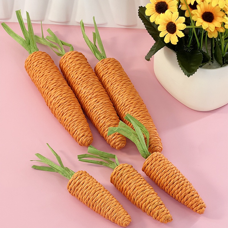 PEKO PET&CAT ของเล่นแมว แครอทเชือก มี 2 ขนาด ลับเล็บแมว ขัดฟันแมว ของเล่นสำหรับแมว - รูปที่ 3