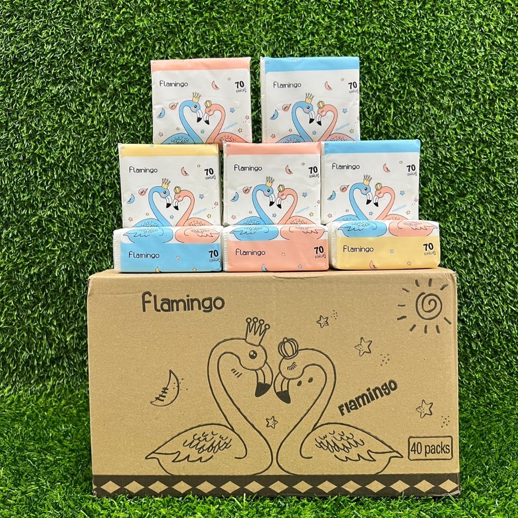 JMS STORE กระดาษทิชชู (1ลัง40ห่อ) ไร้ฝุ่น ราคาถูก NO.YI