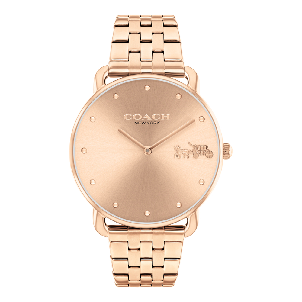 Coach CO14504292 Women's Elliot Rose Gold-Tone Stainless Steel Bracelet Watch 36mm