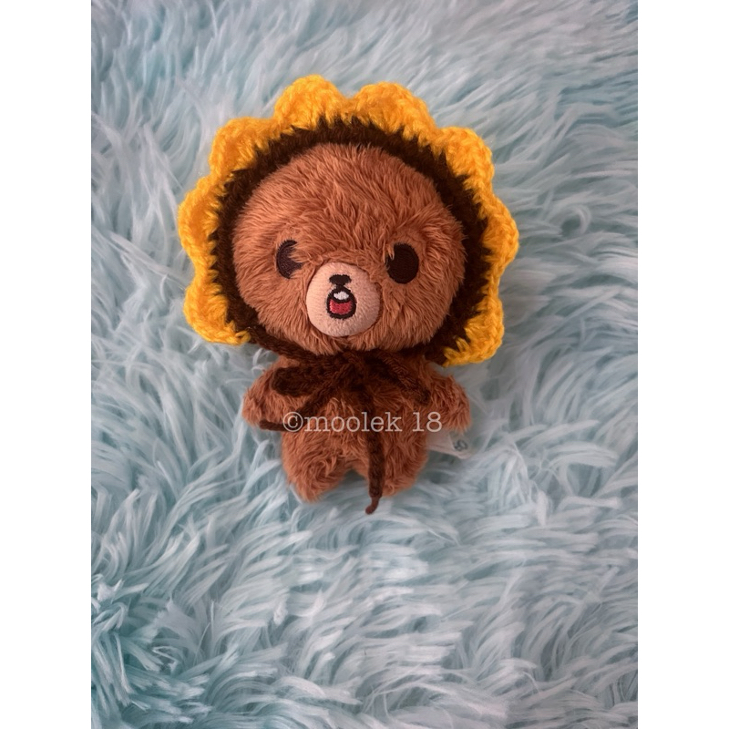 ชุดตุ๊กตาถักขนาด10cm.(ที่คาดผม)(พร้อมส่งขายเฉพาะชุดไม่รวมตุ๊กตา)