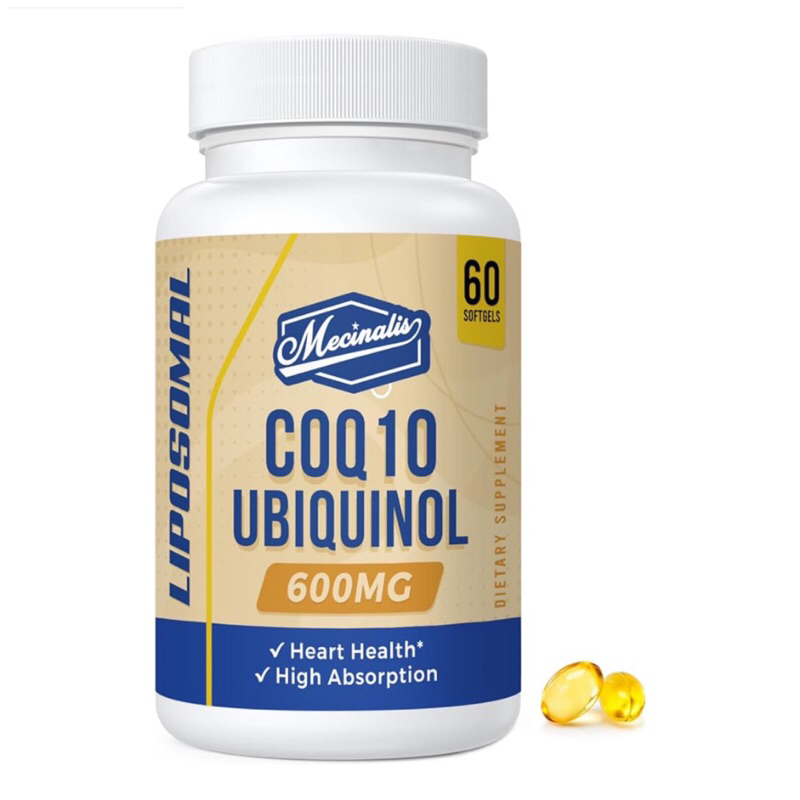 ( Mecinalis ) Liposomal COQ10 Ubiquinol 600 MG ( 60 ซอฟ์ทเจล ) จากอเมริกา