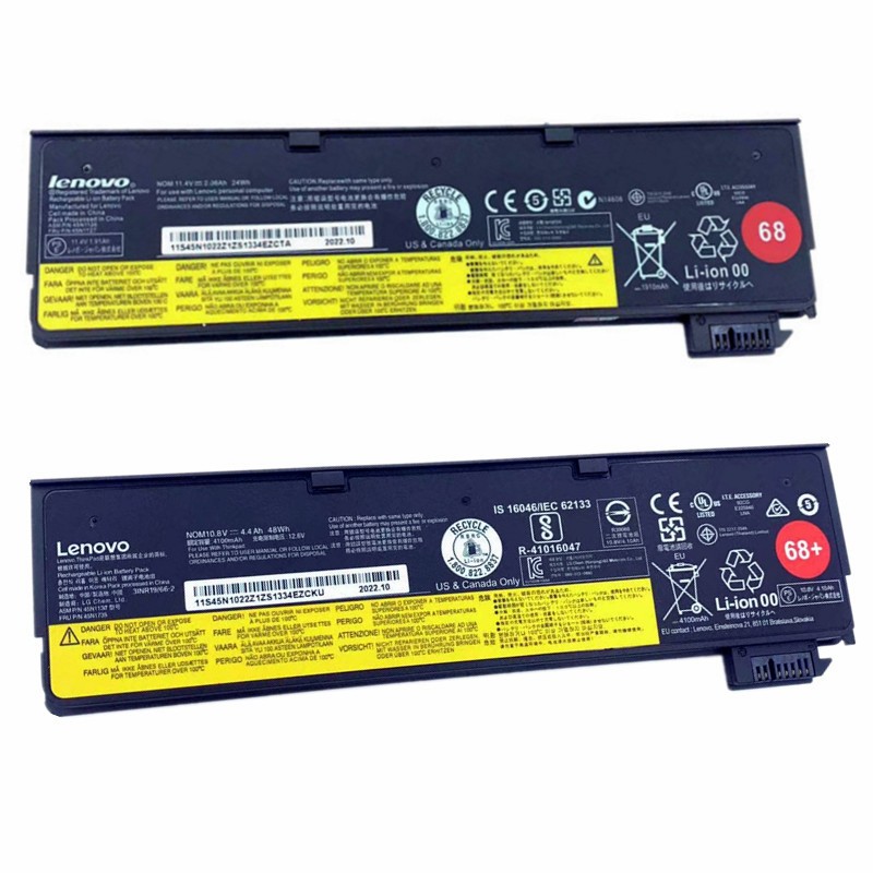 Lenovo แบตเตอรี่ ของแท้ X250 48Wh (ThinkPad T460p T470p W550s T550 T450s T450 T440 T440s X240 X260 X270) Lenovo Battery