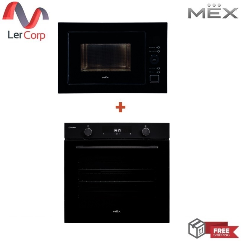 (MEX) เตาอบไมโครเวฟชนิดติดตั้งในเฟอร์นิเจอร์ รุ่น CM925BX + เตาอบไฟฟ้า ขนาด 60 ซม. Steam Base VRM975