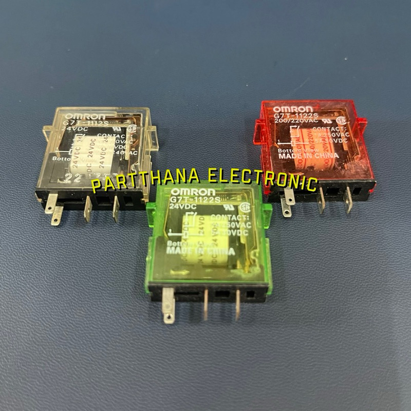 G7T-1112S 24VDC G7T-1122S 24VDC 220VDC 4ขาเสียบหางปลา พร้อมส่งในไทย