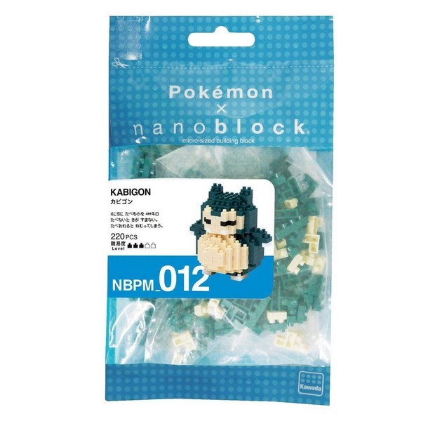 Kawada nanoblock Pokemon NBPM_012 Kabigon (Snorlax) 4972825149546 (นาโนบล็อค)