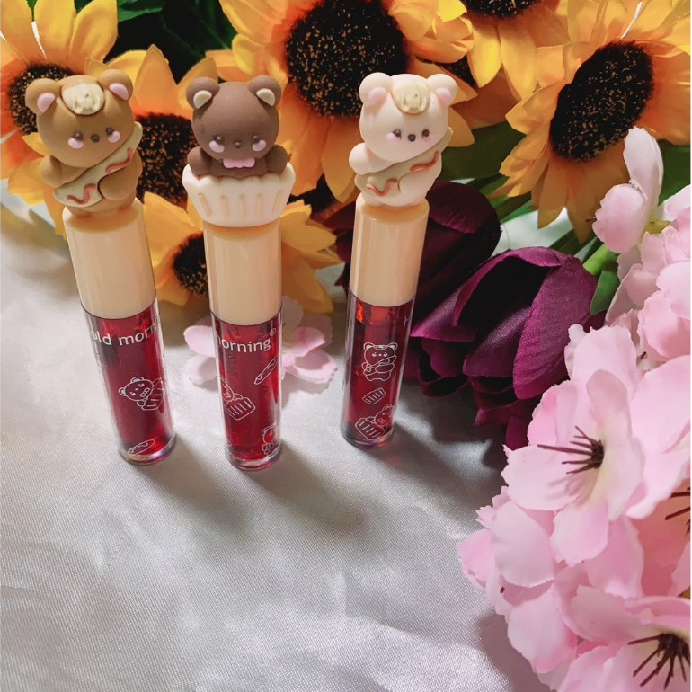 HL5607 ลิปทินต์หัวหมี น่ารัก ติดทนนาน กันน้ำ สีสวย สอนค้าพร้อมส่งค่า
