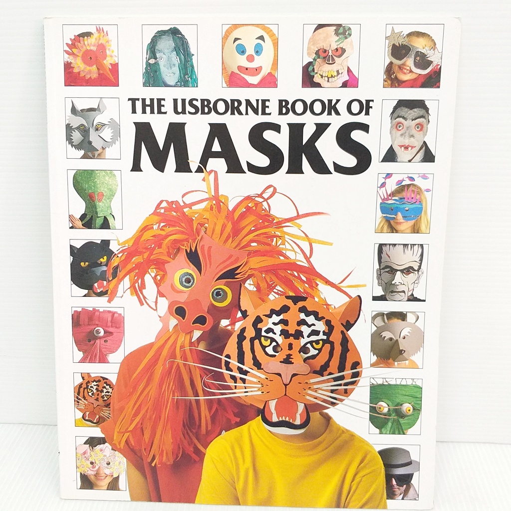 Masks By Usborne หนังสือภาษาอังกฤษ มือสอง Art Book ปกอ่อน