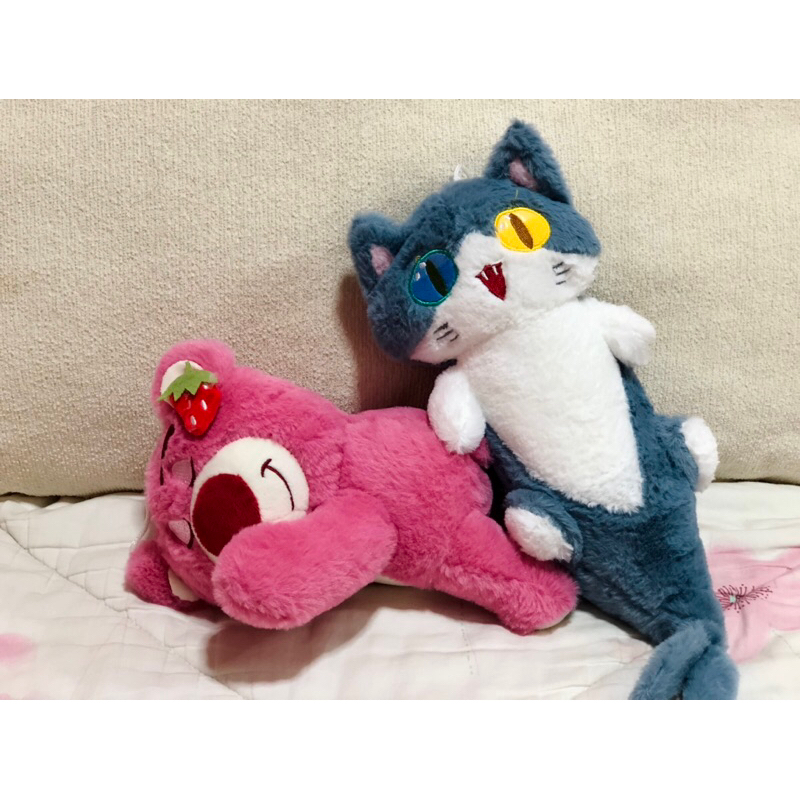 ตุ๊กตา 2 คู่หูเพื่อนซี้ ⚡️ แมวปลาทู นั่งอยู่บนตูxล็อตโซ่ 😆 (ตู้คีบกลาง)