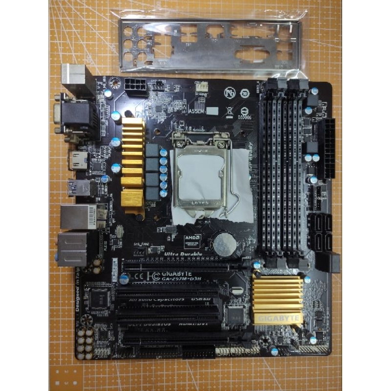 เมนบอร์ด lga1150 gigabyte ga-z97m-d3h motherboardมือสอง