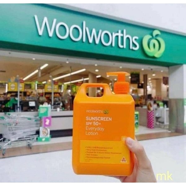 Woolworths Everyday Sunscreen Spf 50+ (1000ml.) ครีมกันแดด