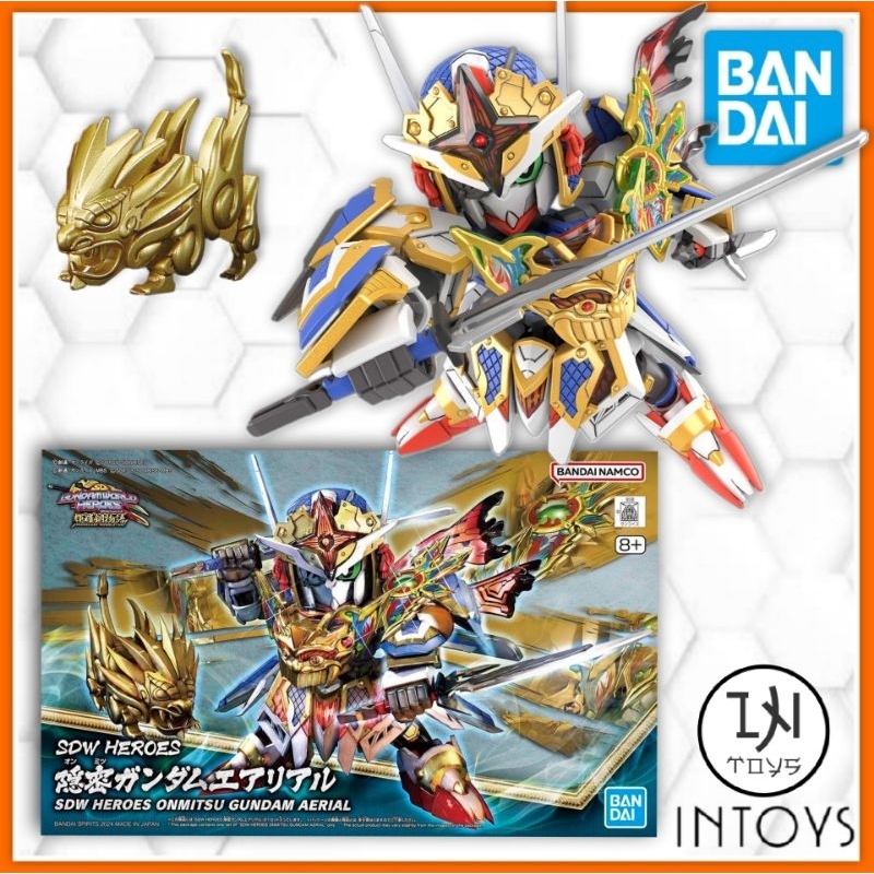 BANDAI - (SD) SDW HEROES ONMITSU GUNDAM AERIAL ( Gunpla / Gundam Plastic Kits)