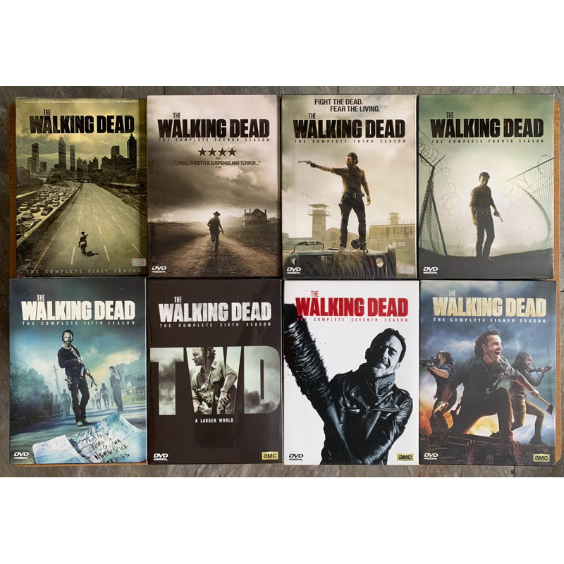 DVD : The Walking Dead Season 1, 2, 3, 4, 5, 6, 7, 8 ล่าสยอง กองทัพผีดิบ [มือ 1, 2 Boxset] ดีวีดี ซีรีย์ แผ่นแท้ ตรงปก