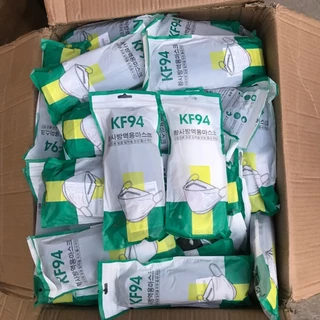 (20แพ็ค=200ชิ้น) แมส KF94 ขาวดำ ผ้าปิดปาก สไตล์เกาหลี แมสผู้ใหญ่ แพ็คละ 10 ชิ้น
