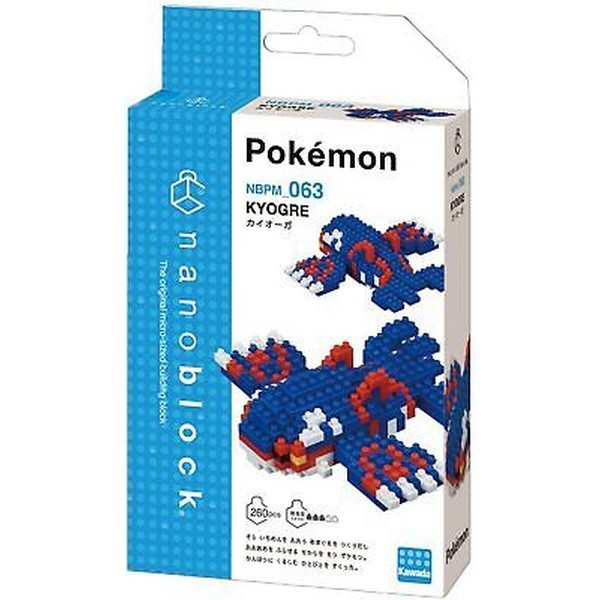 Kawada nanoblock Pokemon NBPM_063 Kyogre 4972825216781 (นาโนบล็อค)