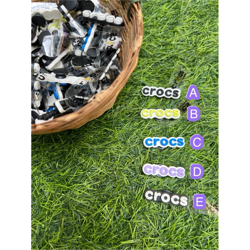 Jibbitz ตัวหนังสือ Crocs🍉 จิบบิทติดรองเท้า