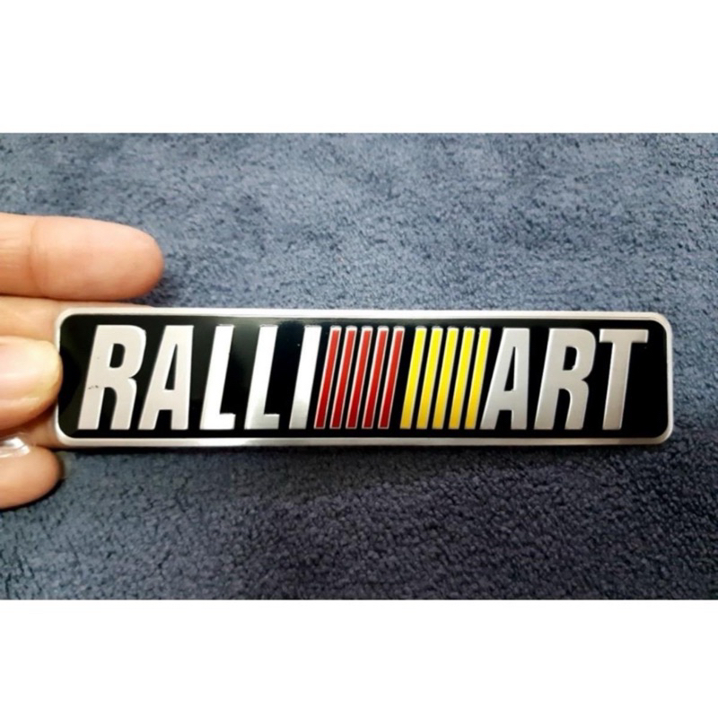 เพลทอลูมิเนียม rallyart สีดำ