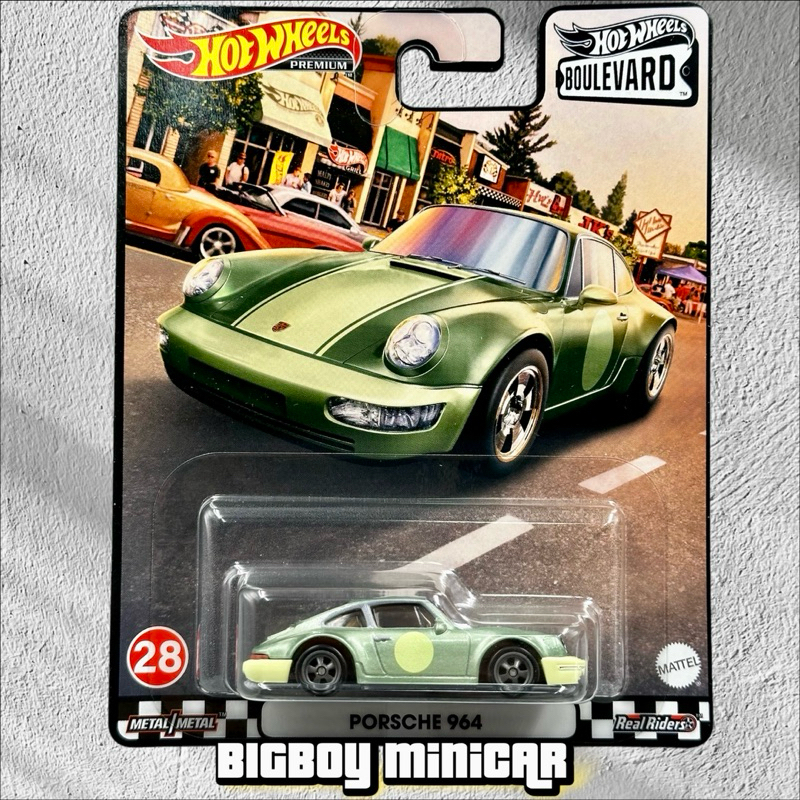 Hot Wheels Premium - PORSCHE 964 ล้อยาง