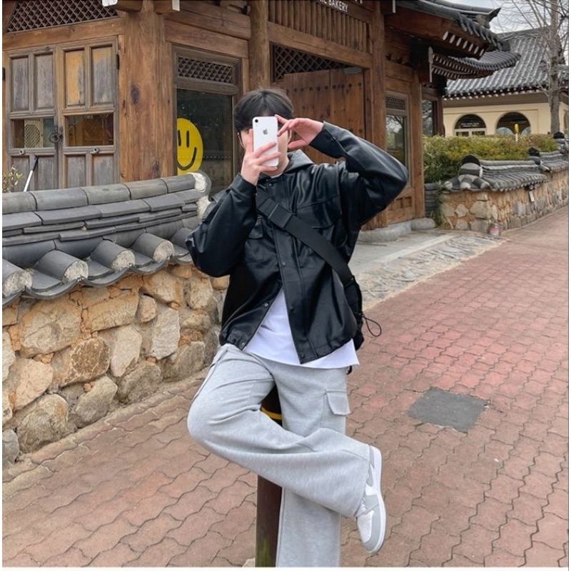 ✅️สั่งในไลฟ์ลด50%🔥กางเกงคาร์โก้ กางเกงวอร์มทรงกระบอก ผ้าใส่สบาย เป็นทรง