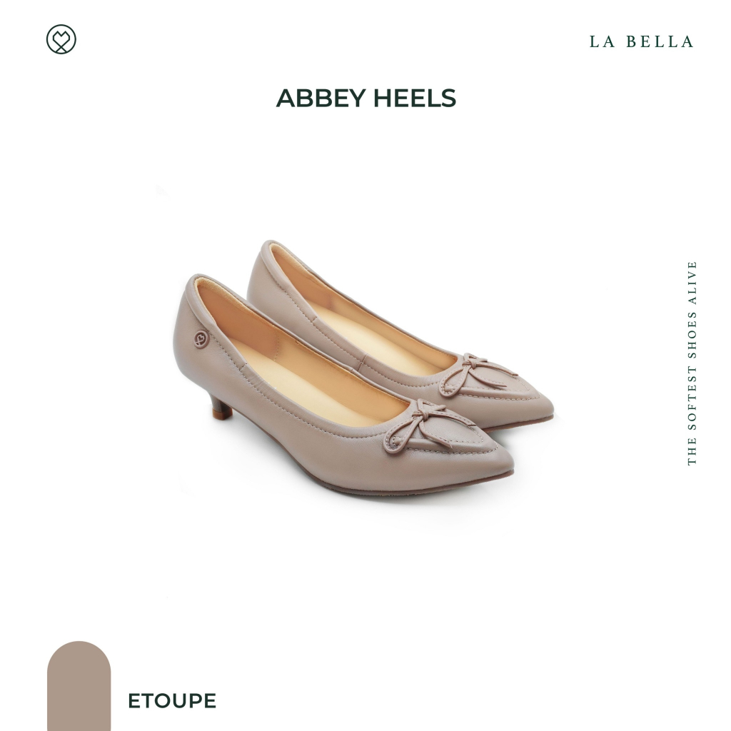 LA BELLA รุ่น ABBEY HEELS - ETOUPE