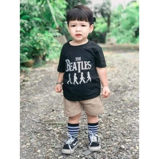 กางเกงเด็ก​แฟชั่นวินเทจ​ ขาสั้นใส่สบาย พร้อมส่ง