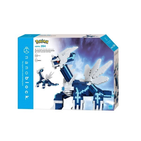 Kawada nanoblock Pokemon NBPM_094 Dialga Deluxe Edition 4972825225301 (นาโนบล็อค)