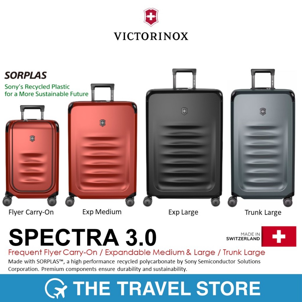 VICTORINOX Spectra 3.0 Frequent Flyer Carry-On / Expandable Medium &amp; Large / Trunk Large Luggage กระเป๋าเดินทาง