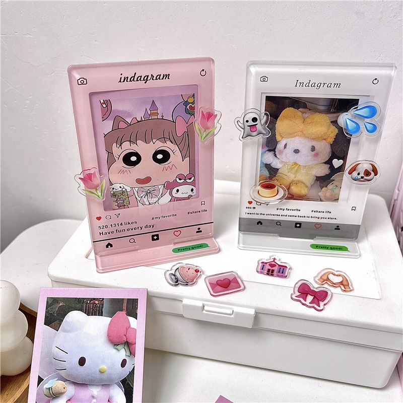 (พร้อมส่ง🌠) INS acrylic polaroid photo frame กรอบรูปโพลารอยด์