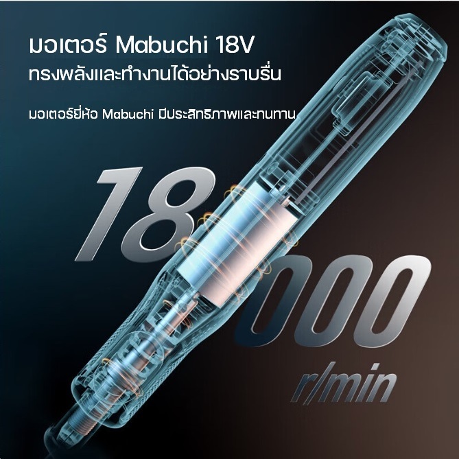 เครื่องเจียรไฟฟ้าขนาดเล็ก​ มีสาย - รูปที่ 2