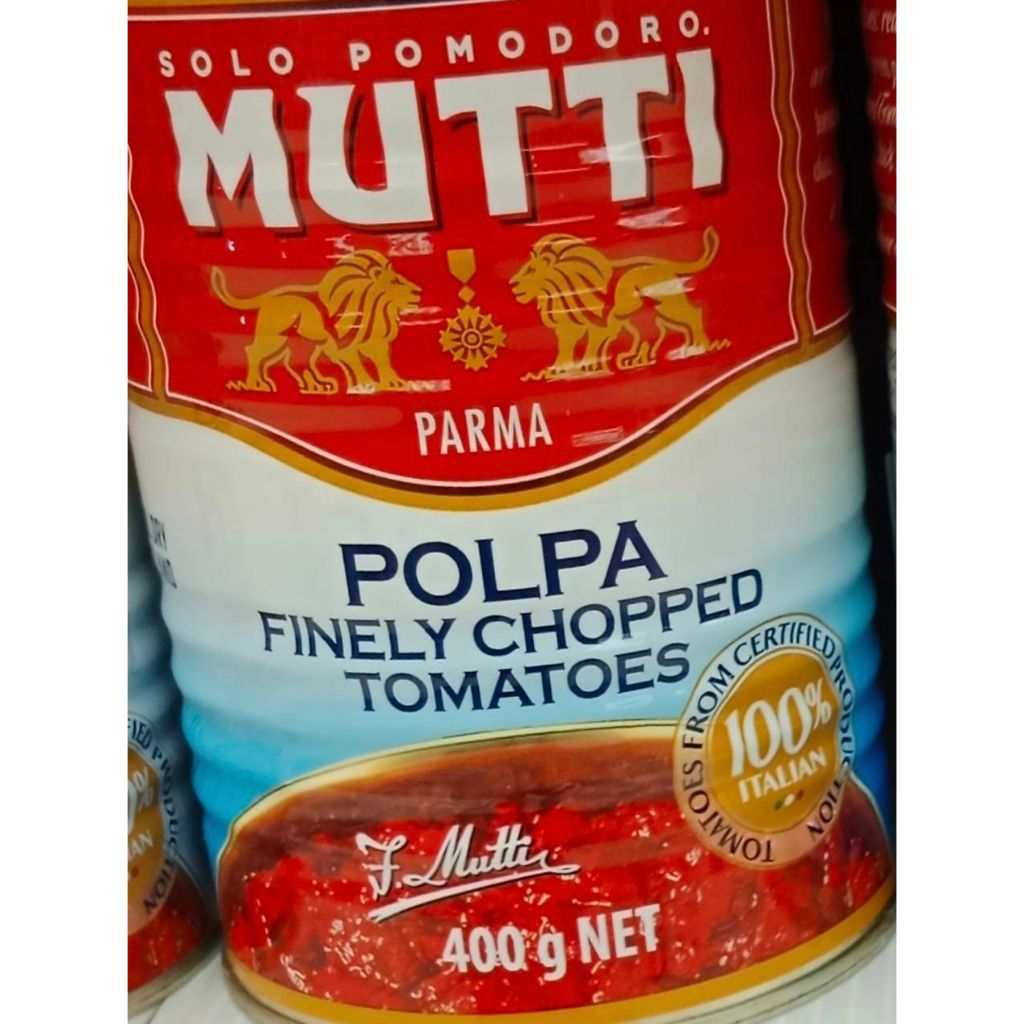 MUTTI Polpa - Finest Chopped Tomato 400g ***ITALIAN IMPORT***