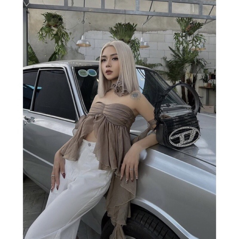 พร้อมส่ง Vintage.Gout จากเวียดนาม เสื้อ Peony Best Seller