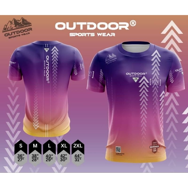 เสื้อกีฬาแขนสั้น Outdoor เนื้้อผ้าโพลีเอสเตอร์ ผ้าหนานุ่ม ใส่สบาย ไม่ร้อน มีหลายสีให้เลือก ราคา ถูกที่สุด ดีลบีเคเค แกลเลอรีภาพที่ 4