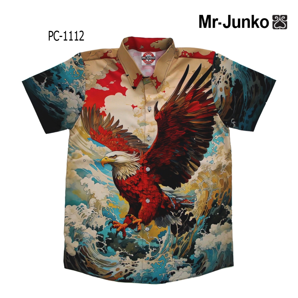 ส่งฟรี เสื้อเชิ้ต งานต่อลาย Mr-Junko ผ้านิ่มใส่สบายไม่ร้อน PC-1112