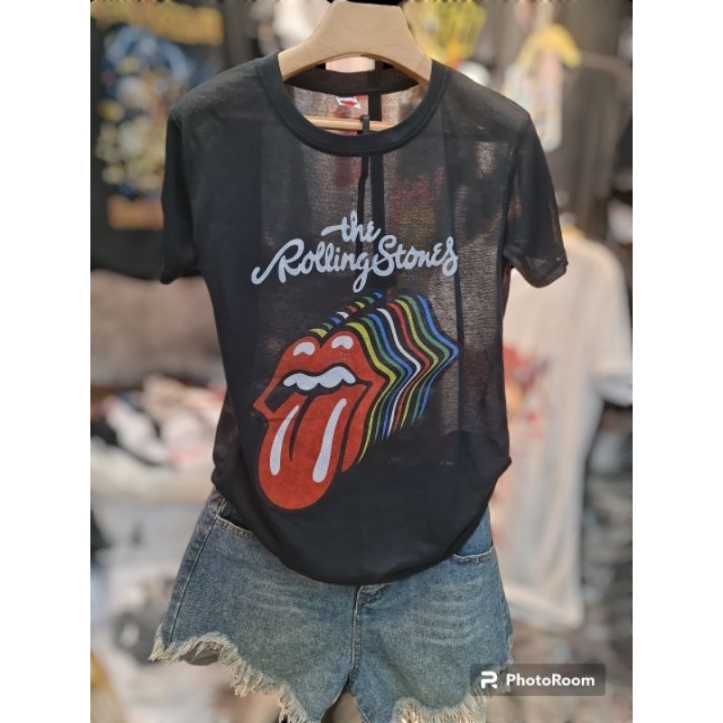 เสื้อบาง ผ้ามุ้ง ลายวินเทจ