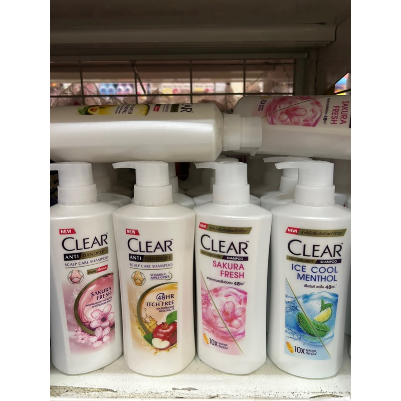 เคลียร์ แชมพู Clear Shampoo ขวดปั้ม สุดคุ้ม มี 4สูตร ขนาด400มล.