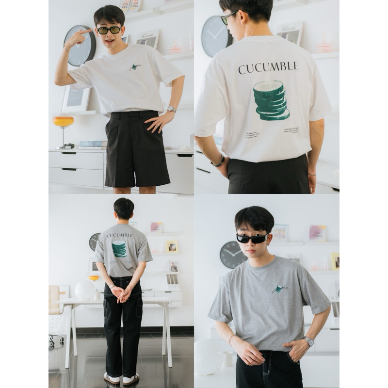 ZAMIO CUCUMBLE T-shirt เสื้อยืดแขนสั้นทรงโอเวอร์ไซส์