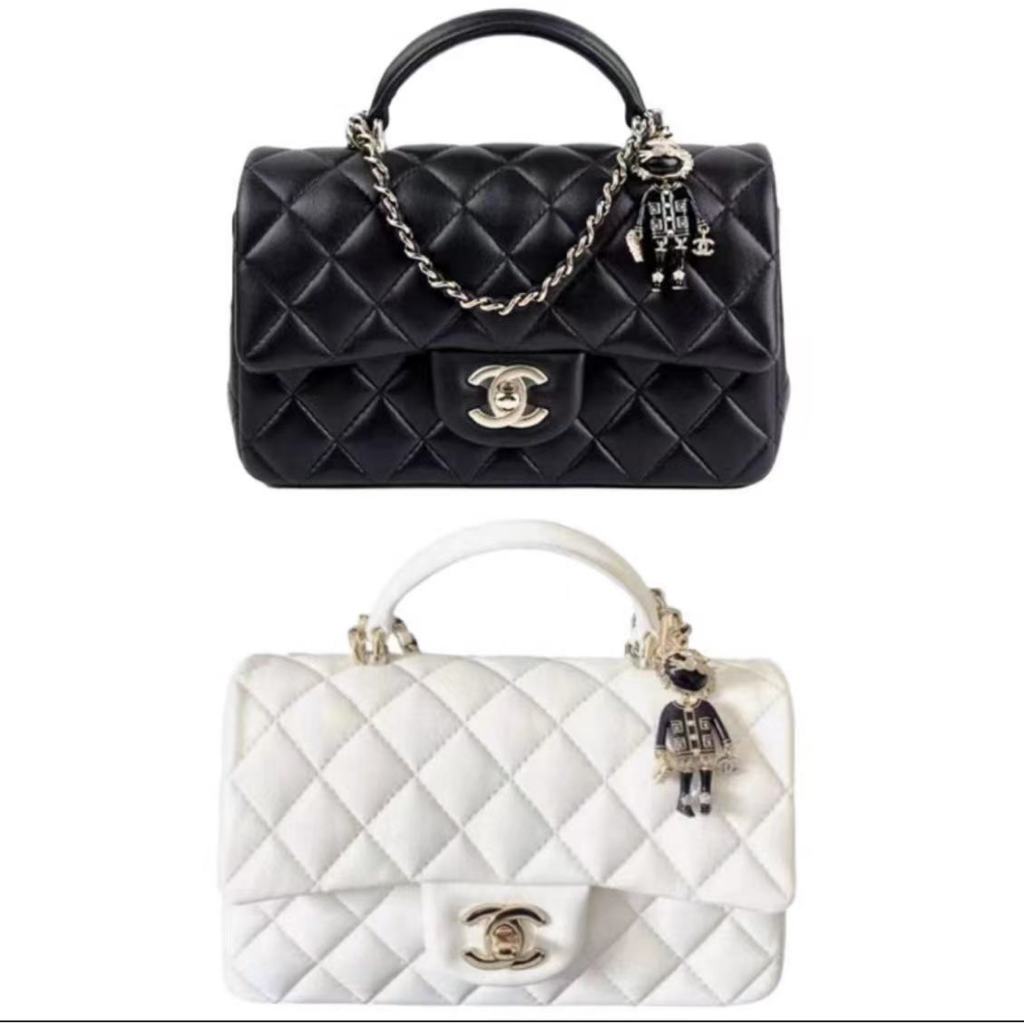 Chanel/CF/กระเป๋าถือ/กระเป๋าสะพาย/กระเป๋าโซ่/AS2431/ของแท้ 100%
