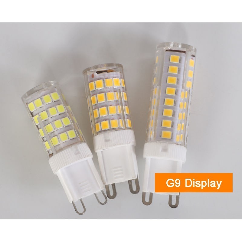 หลอดไฟ LED G9 สีวอมร์มไวท์ หลอดไฟในร่ม ความสว่างสูง
