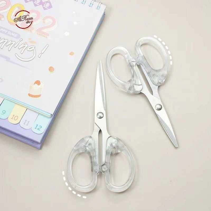 atroom กรรไกรด้ามใส  กรรไกร ตัดกระดาษ