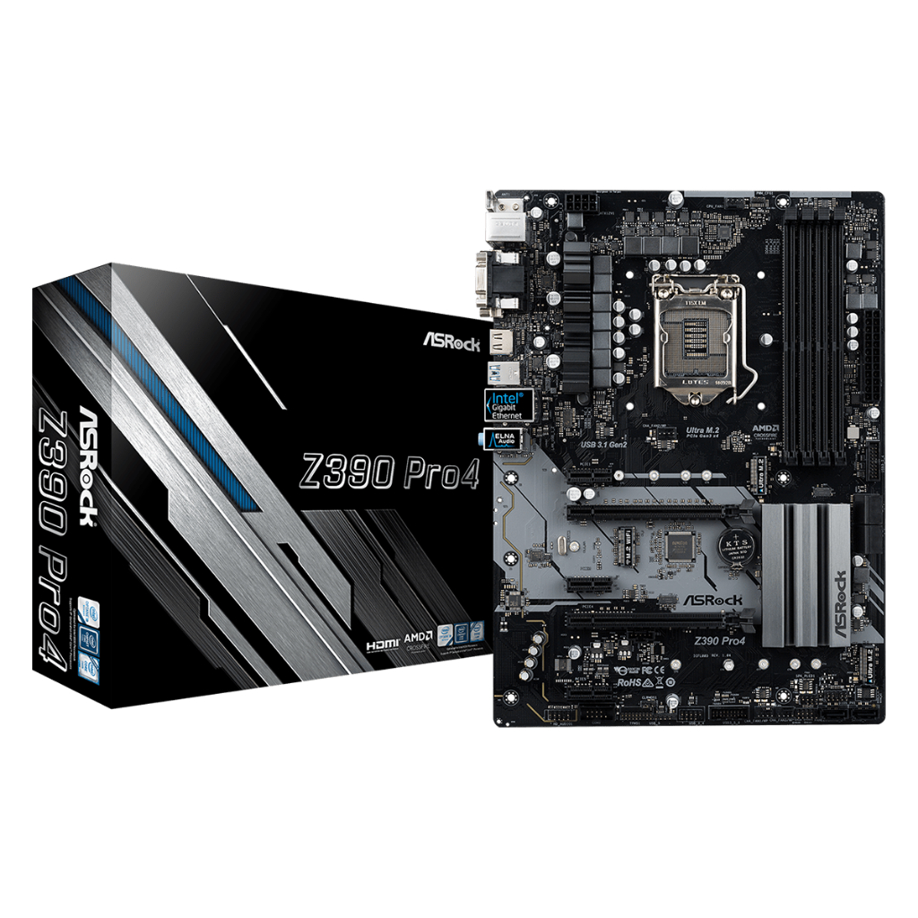 MAINBOARD (เมนบอร์ด) 1151v2 ASROCK Z390 PRO4 พร้อมส่ง