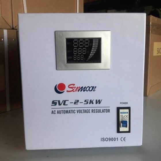 ส่งฟรี SUNMOON รุ่น SVC5KW เครื่องปรับแรงดันไฟฟ้าอัตโนมัติ กันไฟตก ไฟเกิน / Stabilizer/ SUNMOON - SV