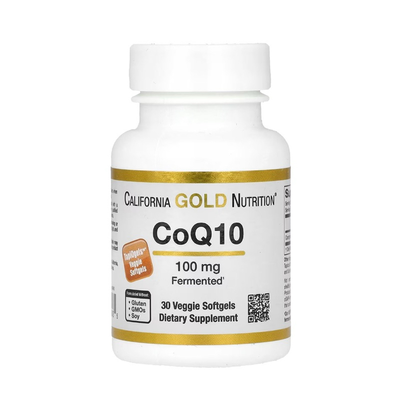 Exp 10/27 พร้อมส่ง California gold coq10 100 mg 30 veggie sofgels